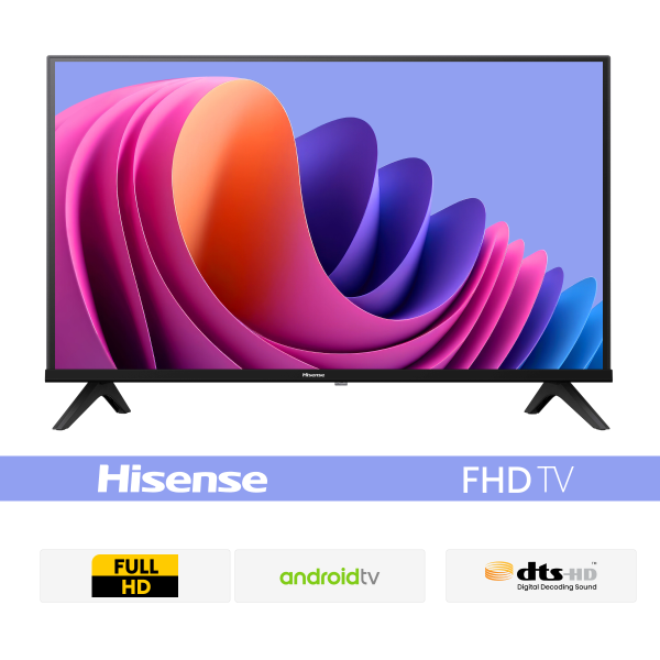 Hisesnse 43 Bezelless Full HD Smart Android WIFI DTS TV